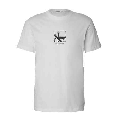 Calvin Klein Ανδρική κοντομάνικη μπλούζα Grid Box Tee